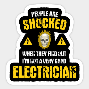 Funny Electrician Journeyman Electrical Engineer Sticker